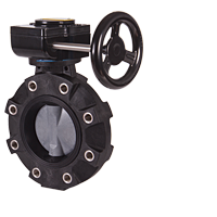 BYV Series Butterfly Lugged Valves - Gear Operated